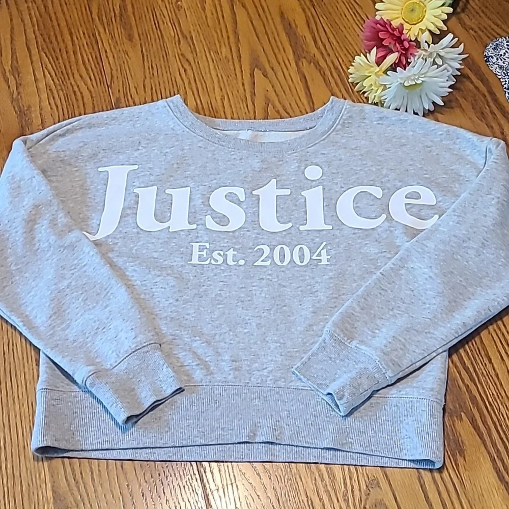Justice Sweatshirt - Gray